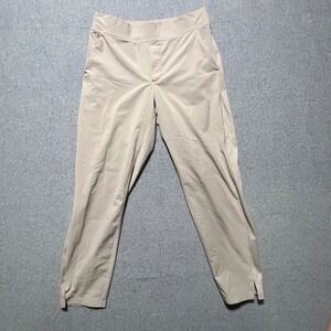 Athleta Brooklyn Ankle Athletic Pant Women Sz 4 Beige Stretch Career Casual